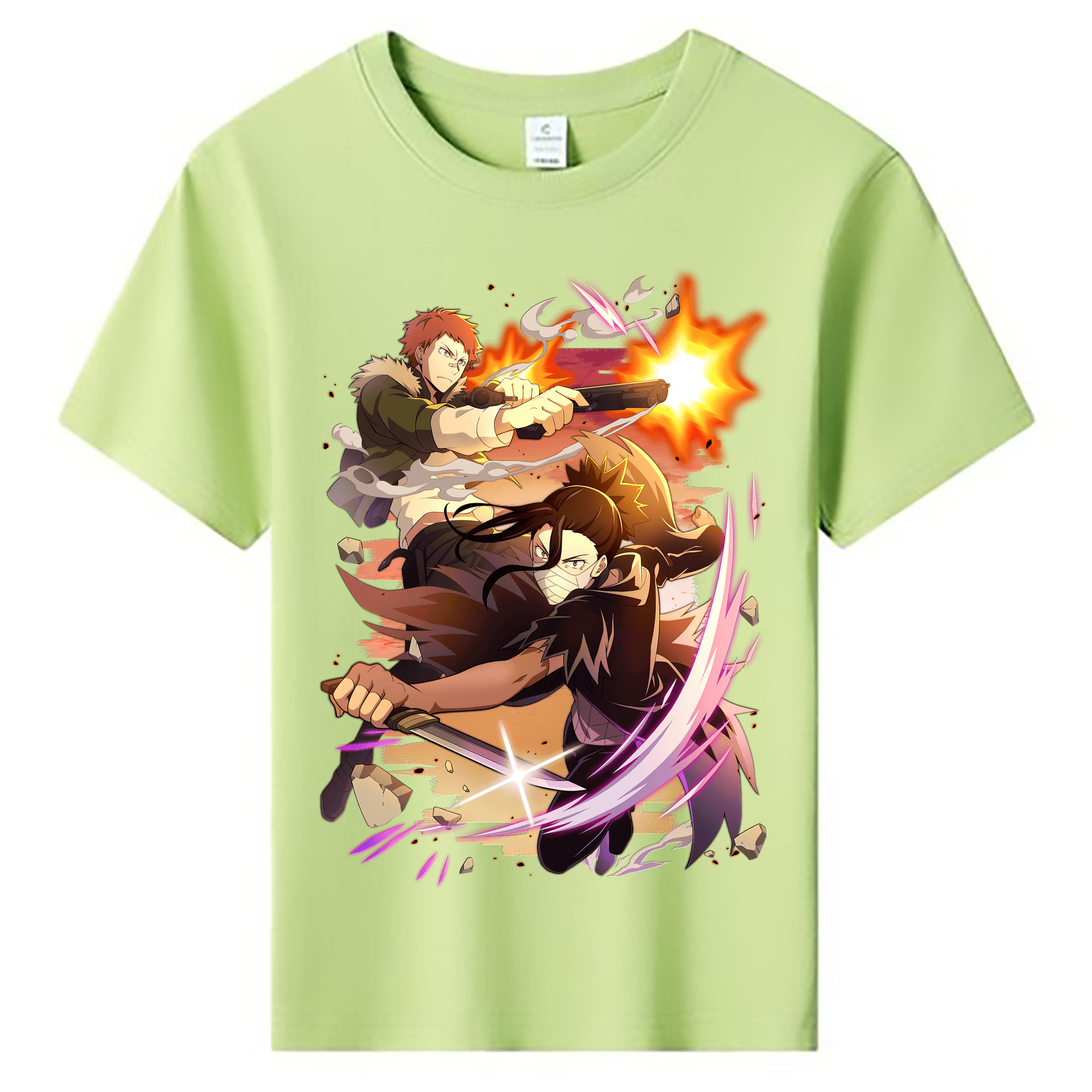 （画像用） 文豪ストレイドッグス Bungo Stray Dogs 綿100％キッズTシャツ（フロントプリント）